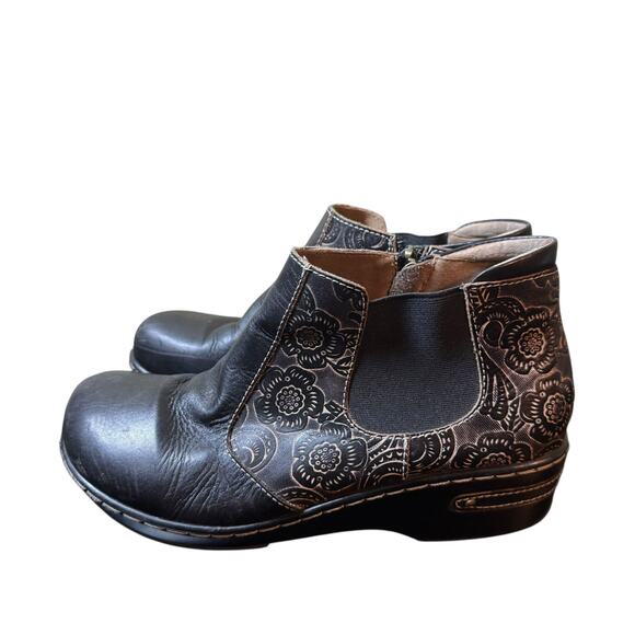 L'Artiste By Spring Step 40 US 9 Hand Painted Western Earthbank Chelsea Boot - Picture 4 of 7